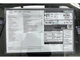 2021 Mercedes-Benz C AMG 43 4Matic Sedan Window Sticker