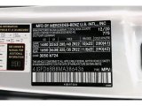 2021 GLE Color Code for Iridium Silver Metallic - Color Code: 775