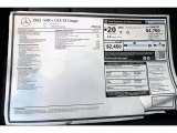 2021 Mercedes-Benz GLE 53 AMG 4Matic Coupe Window Sticker