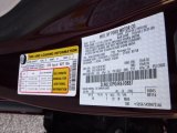 2018 MKZ Color Code for Ruby Red Metallic - Color Code: R3