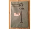 1953 MG TD Roadster Books/Manuals
