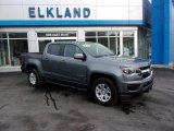 Satin Steel Metallic Chevrolet Colorado in 2018