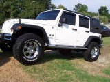 2008 Stone White Jeep Wrangler Unlimited X 4x4 #14060671