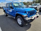2021 Hydro Blue Pearl Jeep Gladiator Sport 4x4 #140838276