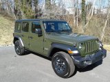 2021 Jeep Wrangler Unlimited Sport 4x4 Front 3/4 View