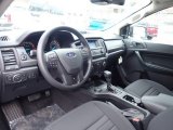 2021 Ford Ranger STX SuperCab 4x4 Ebony Interior