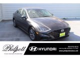 2021 Portofino Gray Hyundai Sonata SEL #140848172