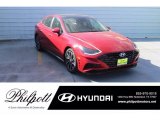 2021 Calypso Red Hyundai Sonata Limited #140848170