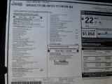 2021 Jeep Wrangler Unlimited Islander 4x4 Window Sticker