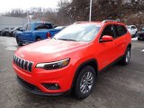 2021 Spitfire Orange Jeep Cherokee Latitude Lux 4x4 #140862156