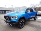 2021 Hydro Blue Pearl Ram 1500 Rebel Crew Cab 4x4 #140862149