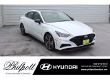 2021 Quartz White Hyundai Sonata SEL Plus #140862126