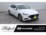 2021 Quartz White Hyundai Sonata SEL #140862124