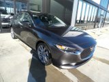 2021 Machine Gray Metallic Mazda Mazda3 Select Sedan #140875850