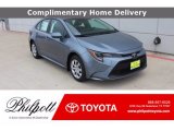 2021 Celestite Gray Metallic Toyota Corolla LE #140875752