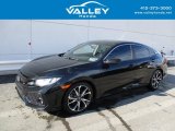 2019 Crystal Black Pearl Honda Civic Si Sedan #140875625