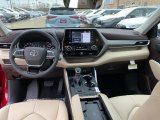 2021 Toyota Highlander XLE AWD Harvest Beige Interior