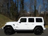2021 Bright White Jeep Wrangler Unlimited Sahara High Altitude 4x4 #140902786