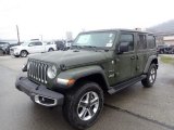 2021 Sarge Green Jeep Wrangler Unlimited Sahara 4x4 #140921103