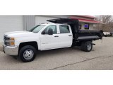 2015 Summit White Chevrolet Silverado 3500HD WT Crew Cab 4x4 Dump Truck #140932418