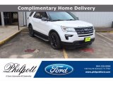 Oxford White Ford Explorer in 2019