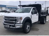 2021 Oxford White Ford F550 Super Duty XL Crew Cab Chassis Dump Truck #140943640