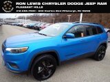 2020 Hydro Blue Pearl Jeep Cherokee Altitude 4x4 #140943611