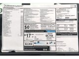 2021 BMW M5 Sedan Window Sticker