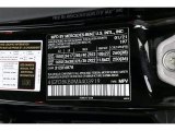 2021 GLE Color Code for Obsidian Black Metallic - Color Code: 197