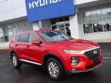 2020 Calypso Red Hyundai Santa Fe SEL AWD #140987038