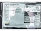 2021 Mercedes-Benz GLE 350 4Matic Window Sticker