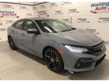 2021 Sonic Gray Pearl Honda Civic EX Hatchback #140987017