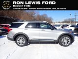 2021 Iconic Silver Metallic Ford Explorer XLT 4WD #141006628