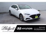 2021 Quartz White Hyundai Sonata SEL #141020069