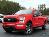 2021 Race Red Ford F150 STX SuperCrew 4x4 #141030704
