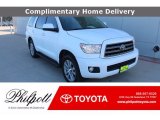 Super White Toyota Sequoia in 2017