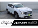 2021 Quartz White Hyundai Santa Fe SEL #141071861