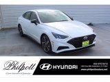 2021 Quartz White Hyundai Sonata SEL Plus #141071859