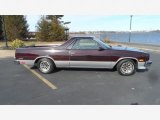 1987 Chevrolet El Camino Maroon Metallic