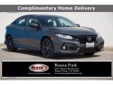 2019 Sonic Gray Pearl Honda Civic Sport Hatchback #141085006