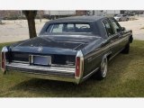 Dark Blue Metallic Cadillac Fleetwood in 1986