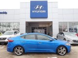 2017 Electric Blue Hyundai Elantra Limited #141093715