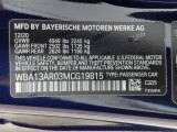 2021 4 Series Color Code for Tanzanite Blue II Metallic - Color Code: C3Z