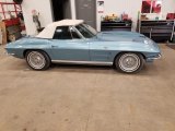 1964 Silver Blue Chevrolet Corvette Sting Ray Convertible #141139324