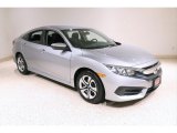 2018 Lunar Silver Metallic Honda Civic LX Sedan #141147217