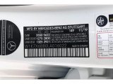 2020 AMG GT Color Code for Polar White - Color Code: 149