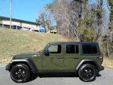 2021 Sarge Green Jeep Wrangler Unlimited Sport Altitude 4x4 #141154182
