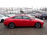 2021 Scarlet Red Pearl Hyundai Elantra Limited #141159918