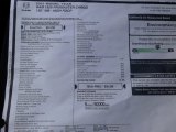 2021 Ram ProMaster 1500 High Roof Cargo Van Window Sticker