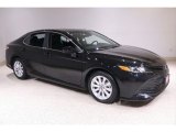 2020 Midnight Black Metallic Toyota Camry LE #141171931